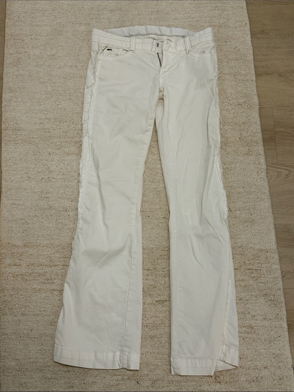 JOES JEANS Women's White Flared Jeans